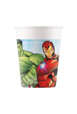 Marvel Avengers kartonnen bekers 200 ml 8 stuks