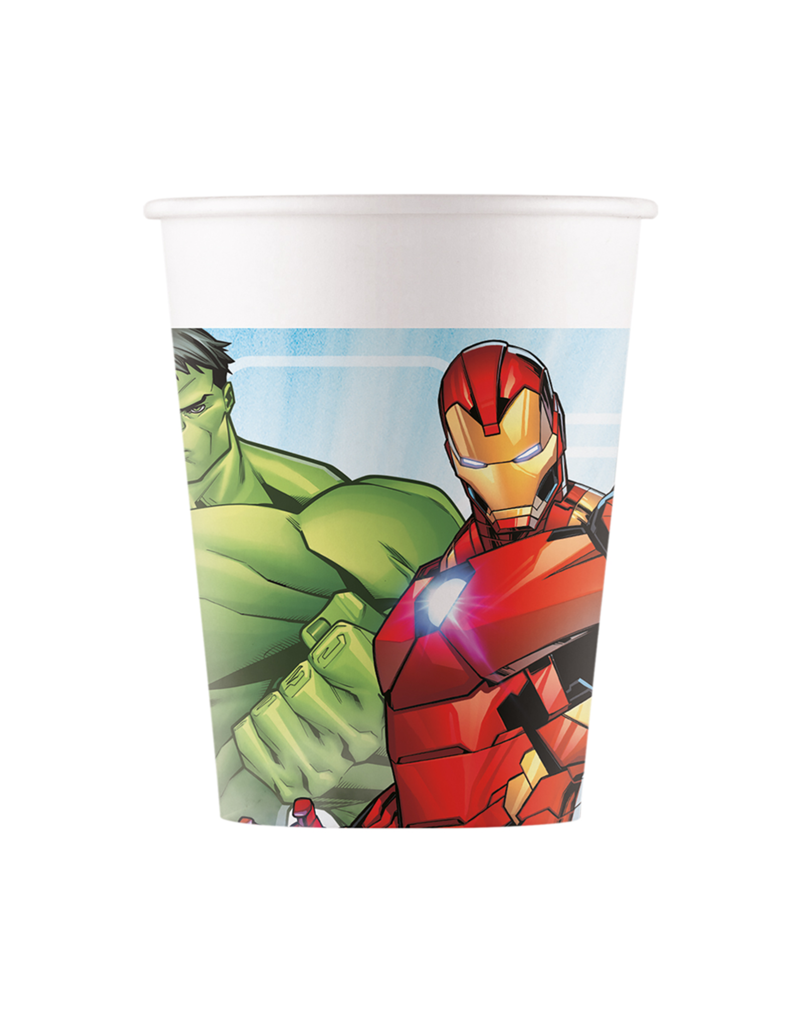 Marvel Avengers kartonnen bekers 200 ml 8 stuks