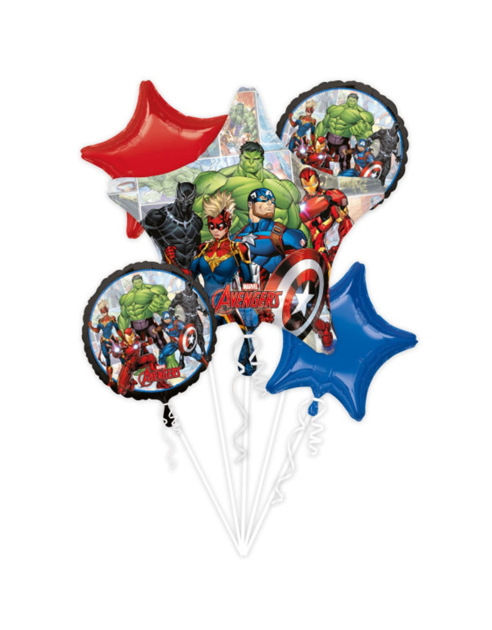 Marvel Avengers folieballonpakket 5-delig