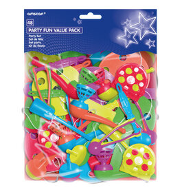 Uitdeelcadeautjes mega-pack party fun 48-delig