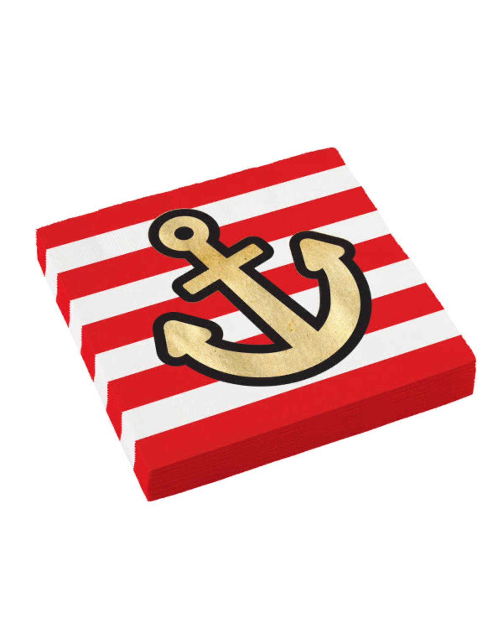 Piraten servetten 16 stuks 33 x 33 cm