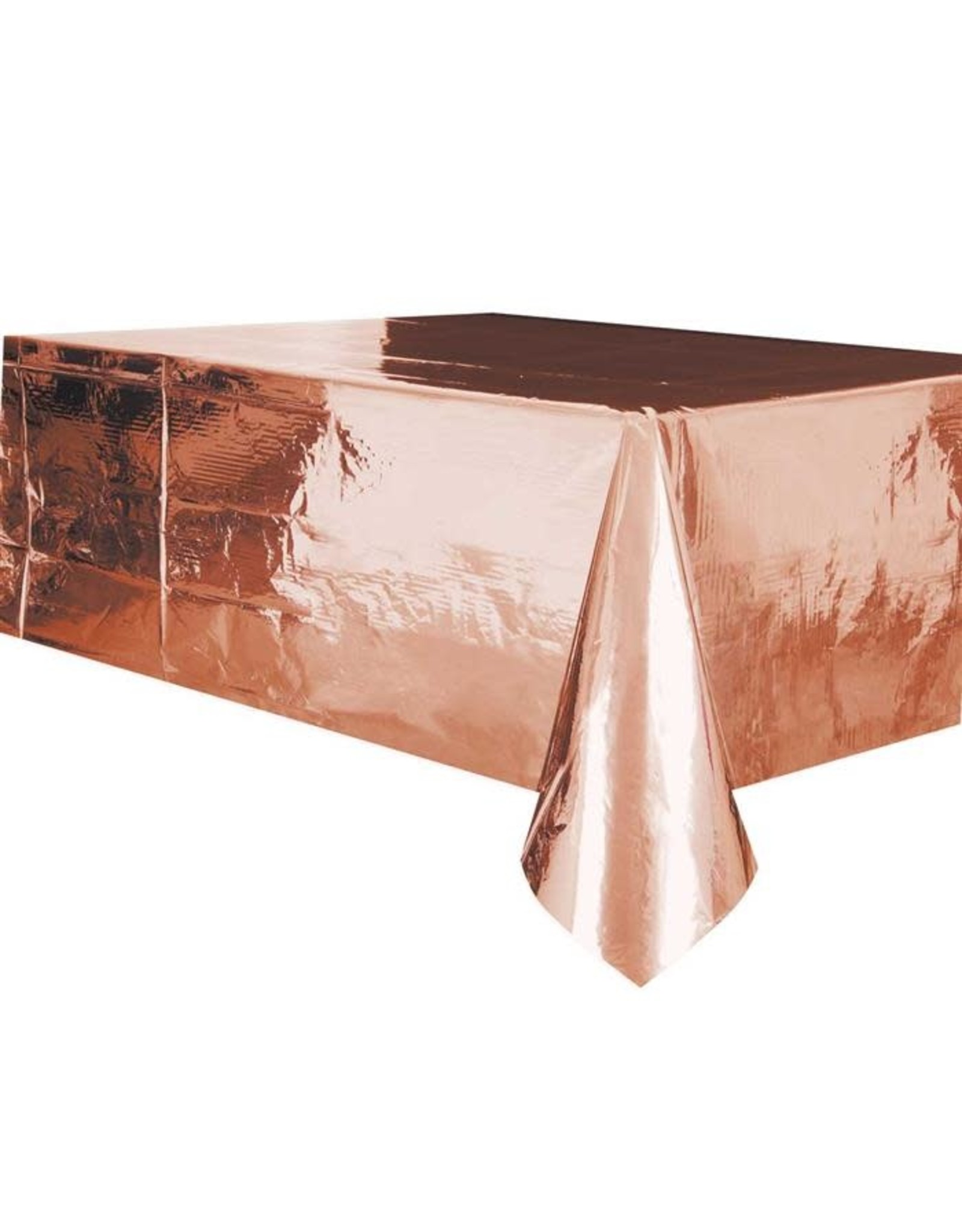 Tafelkleed rose goud metallic 137 x 274 cm