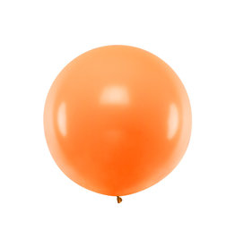 XXL latex ballon oranje 1 meter