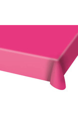 Plastic tafelkleed fuchsia 130 cm x 180 cm