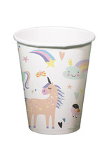 Unicorn & Rainbow bekers 250 ml 6 stuks