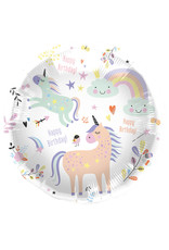 Unicorn & rainbows folieballon 45 cm