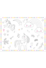 Unicorn & rainbows placemats 6 stuks