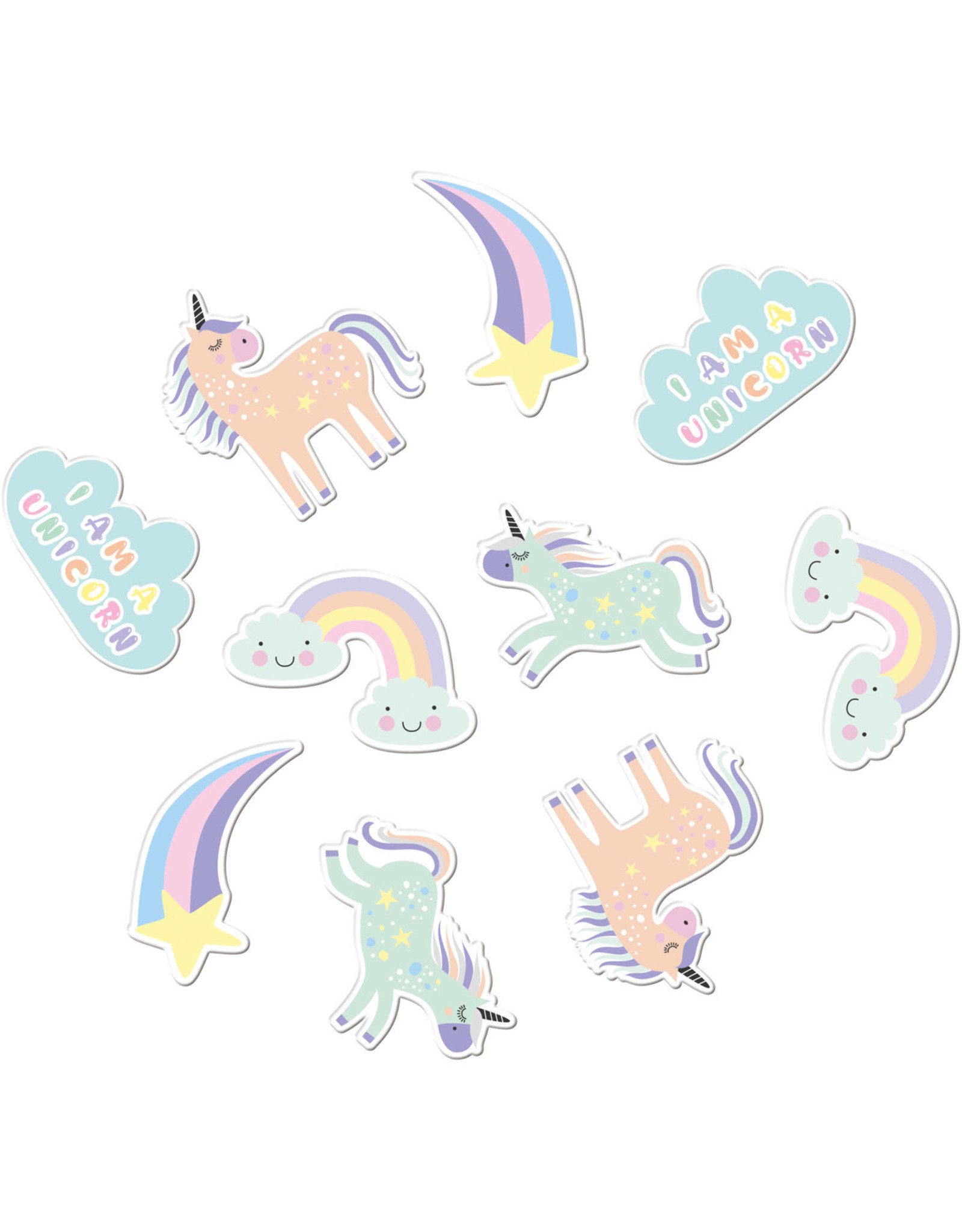 Unicorn & Rainbows tafelconfetti XL (45 stuks)