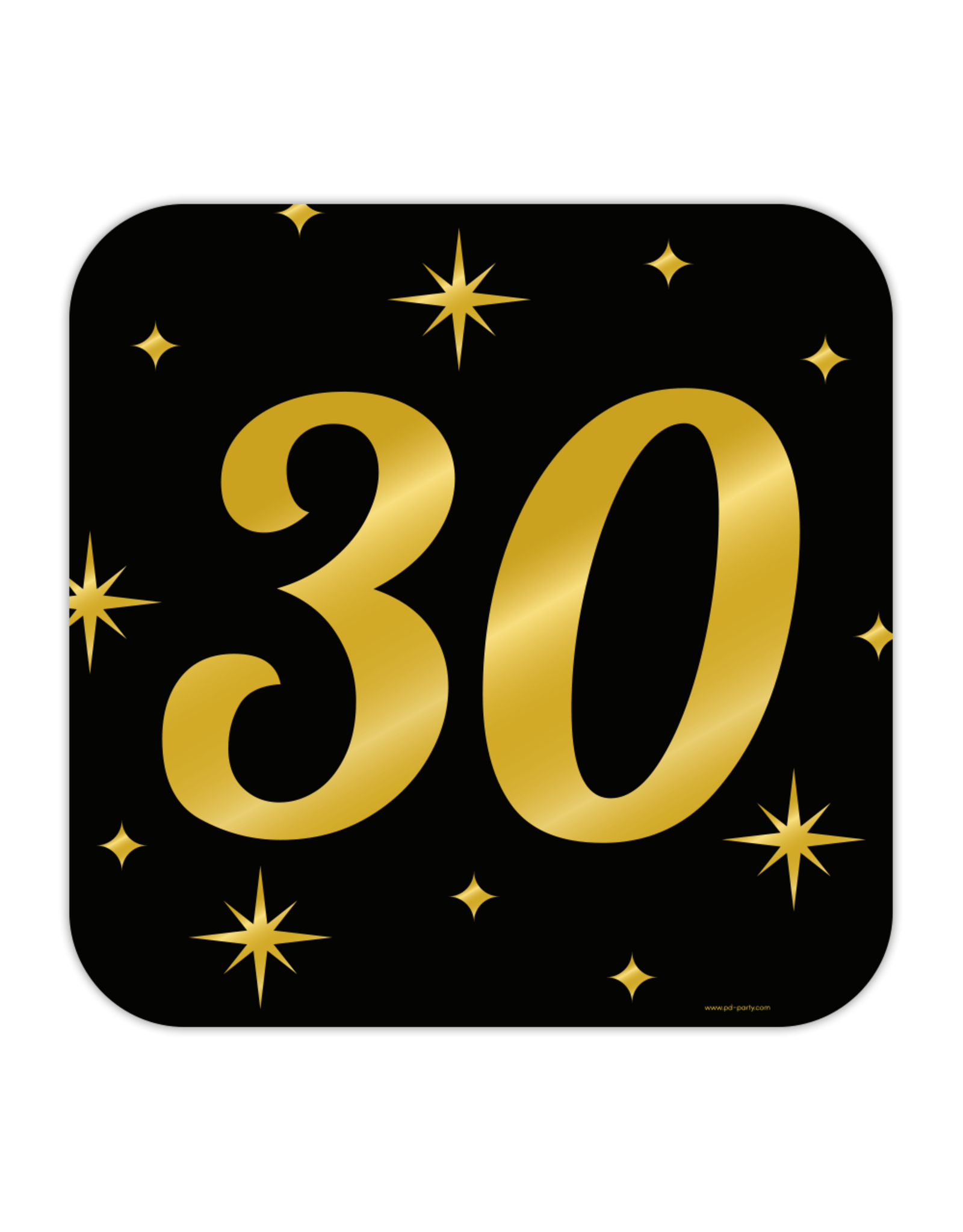 Classic party decoration sign 30 jaar