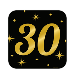 Classic party decoration sign 30 jaar