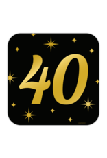 Classy party decoration sign 40 jaar