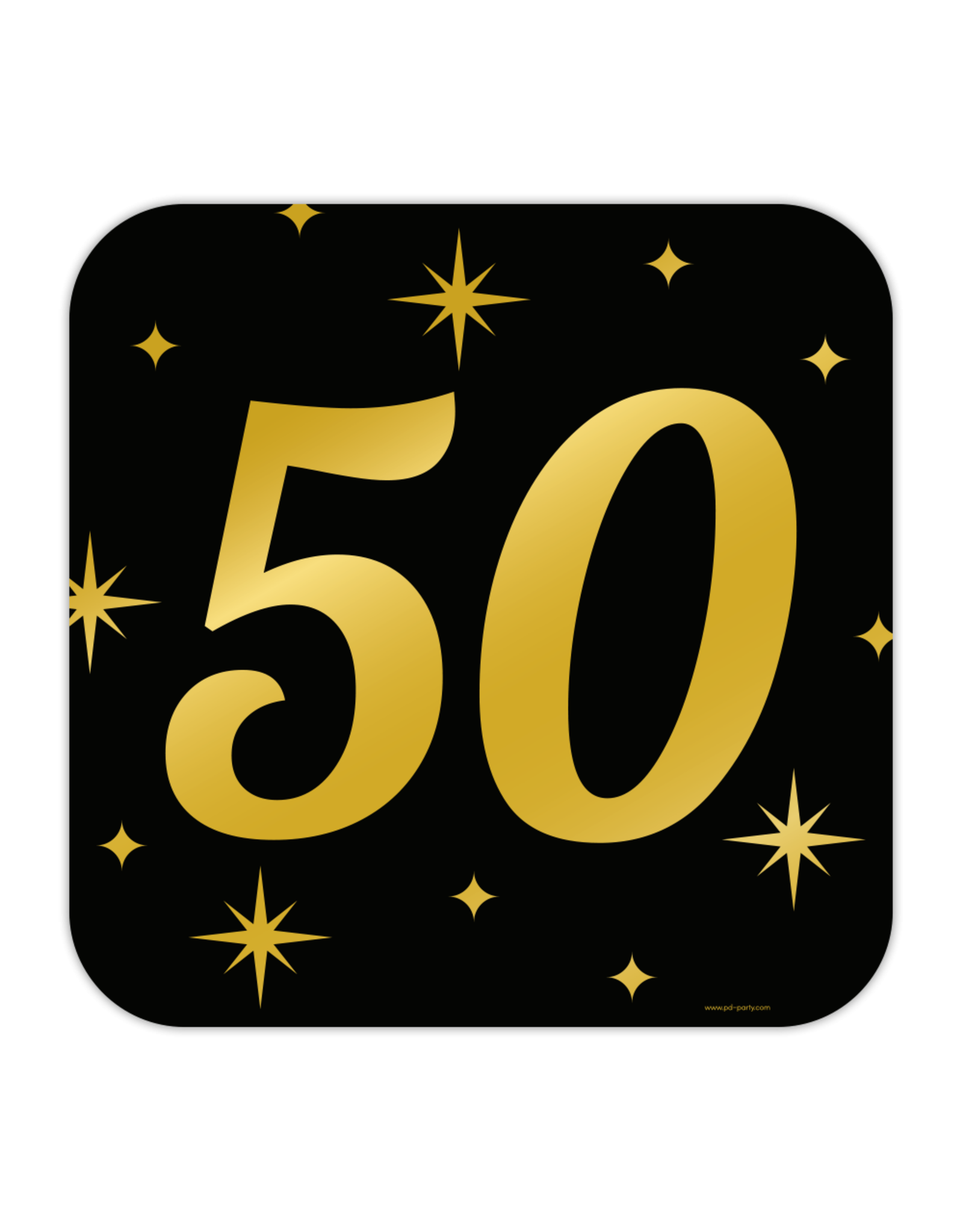 Classy party decoration sign 50 jaar