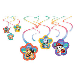 Paw Patrol rainbow hangdecoratie 6-delig