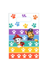 Paw Patrol rainbow uitdeelzakjes 8 stuks