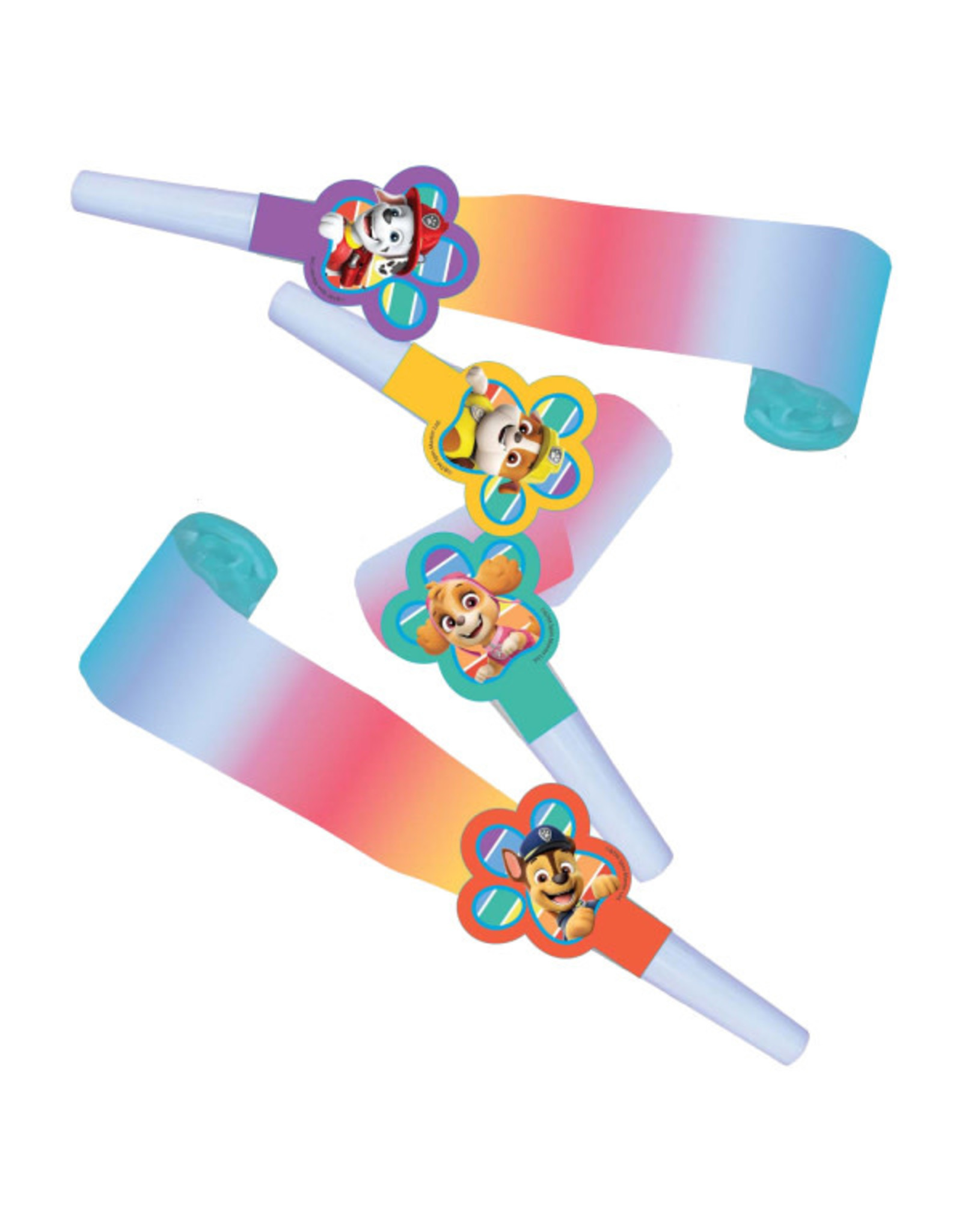 Paw Patrol rainbow roltongen 8 stuks