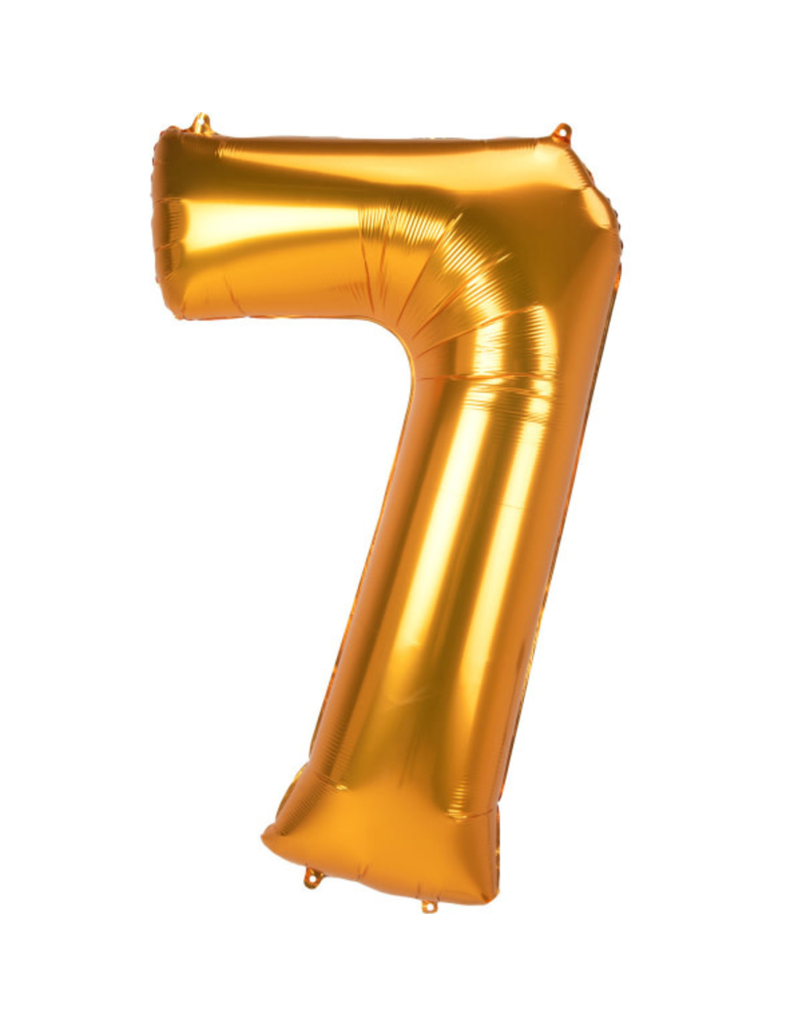 Amscan folieballon goud mega cijfer 7 134 cm