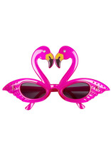 Boland partybril flamingo roze