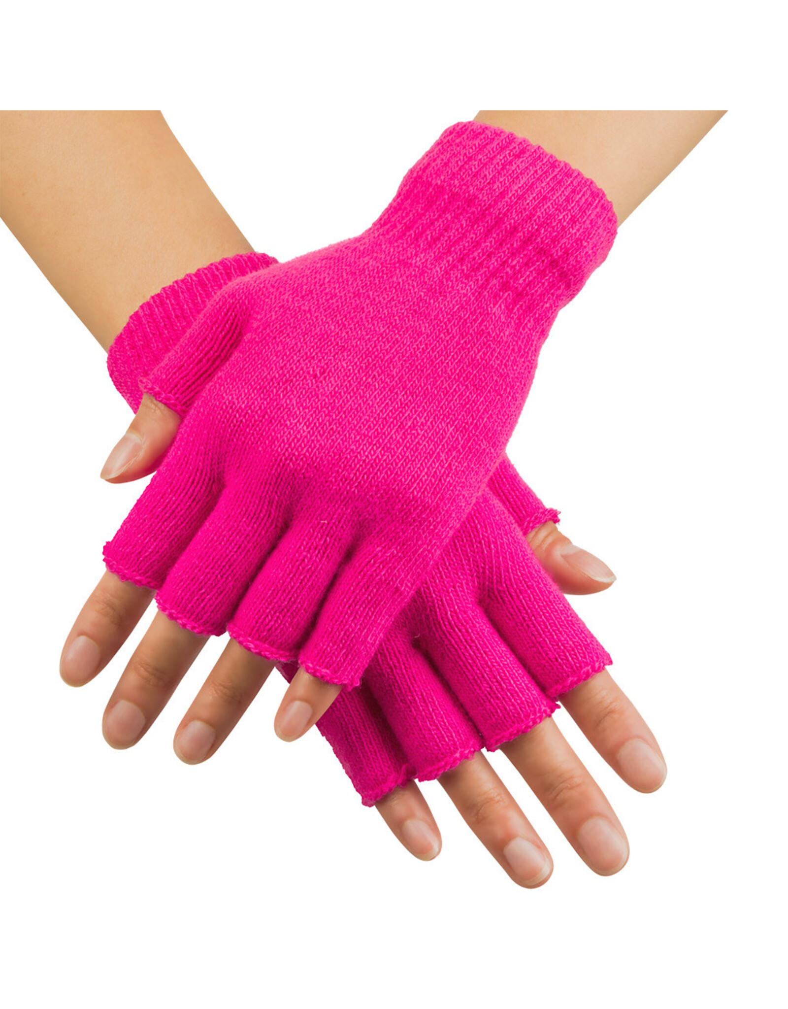 Boland vingerloze handschoenen roze