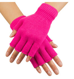 Boland vingerloze handschoenen roze