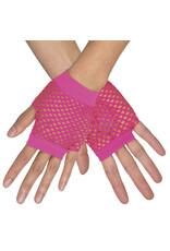 Boland visnet handschoenen roze