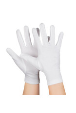 Boland handschoenen wit basic 1 set