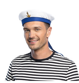 Boland pet matroos blauw wit