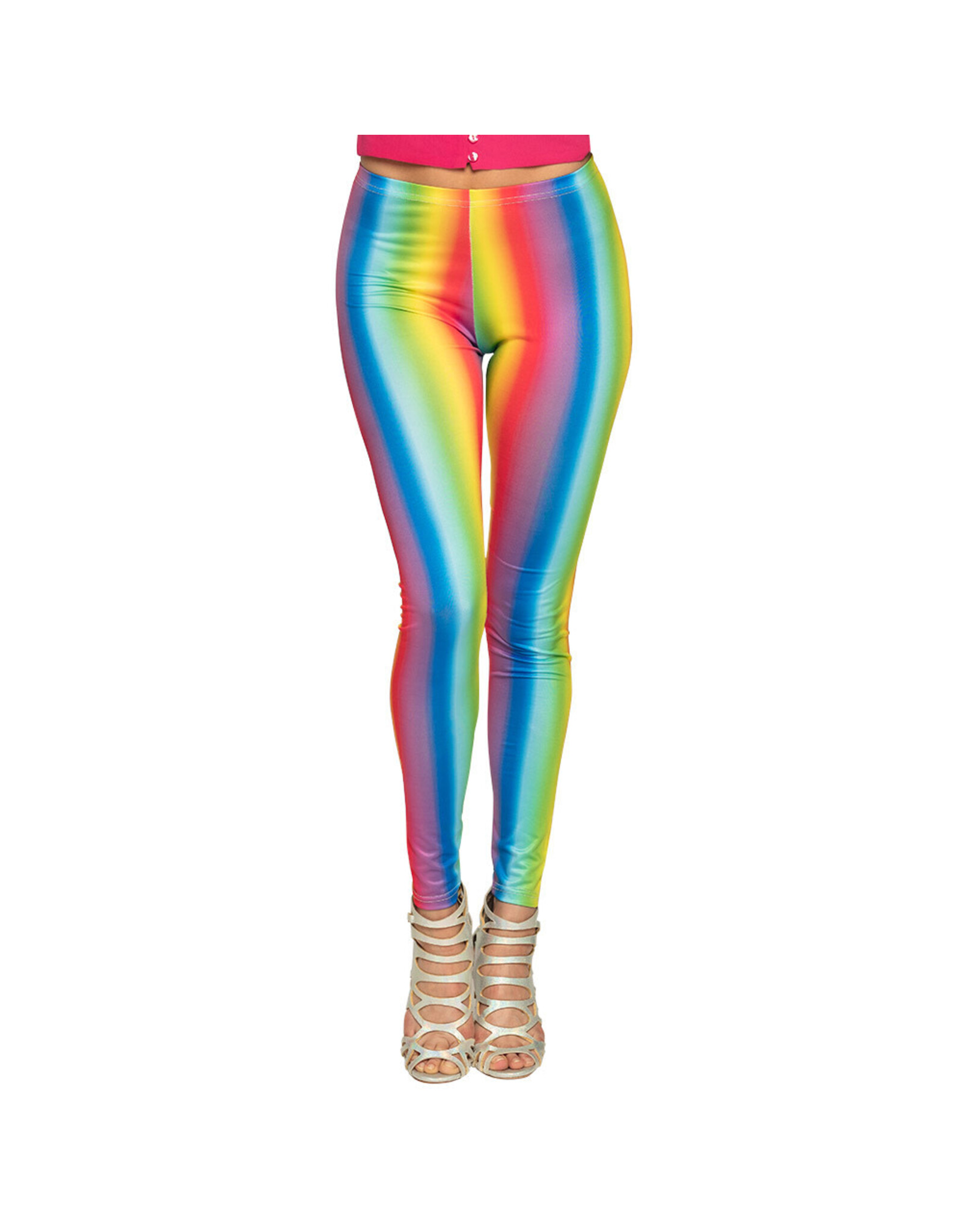Boland legging rainbow stripes maat L/XL