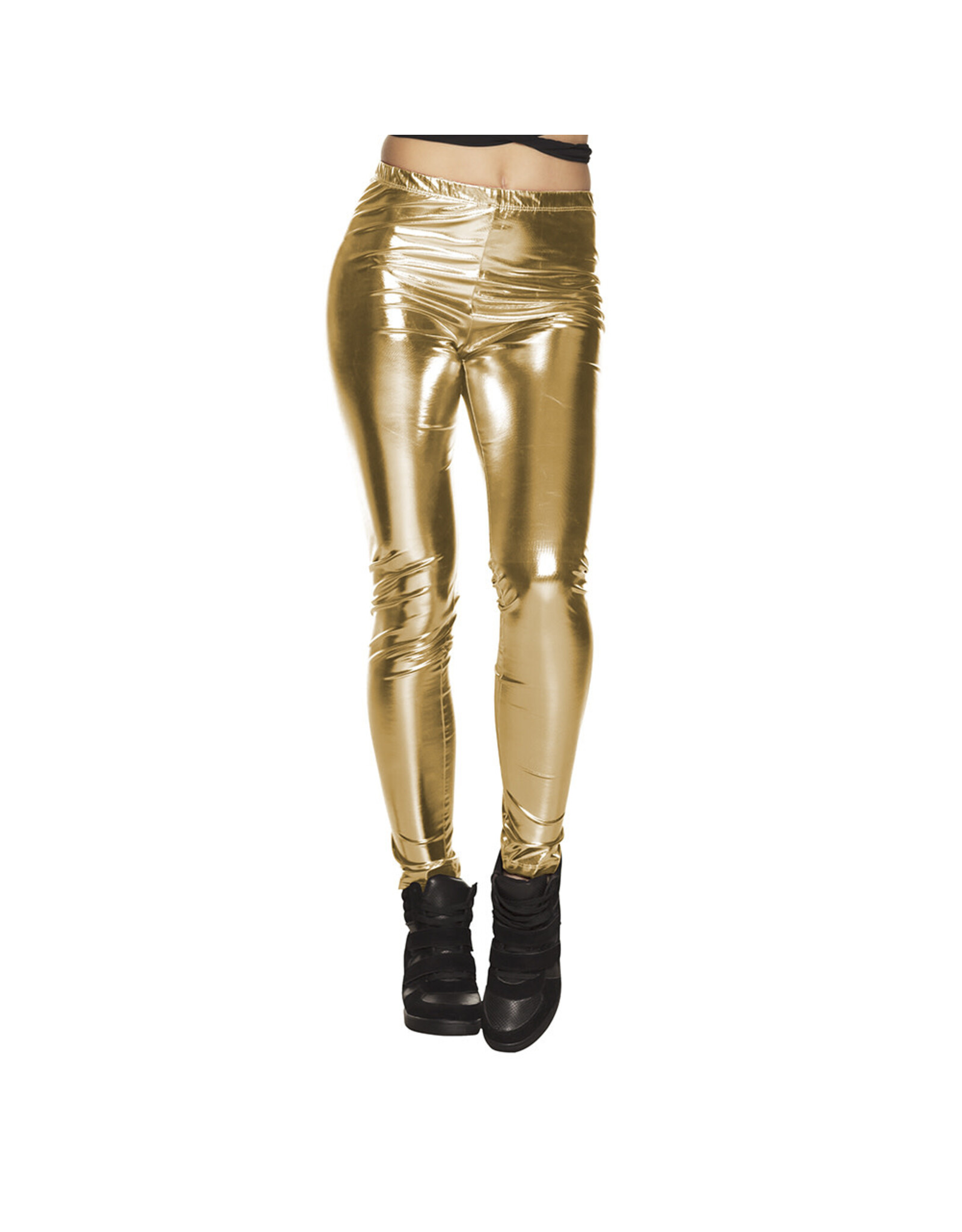 Boland legging goud stretch maat L/XL