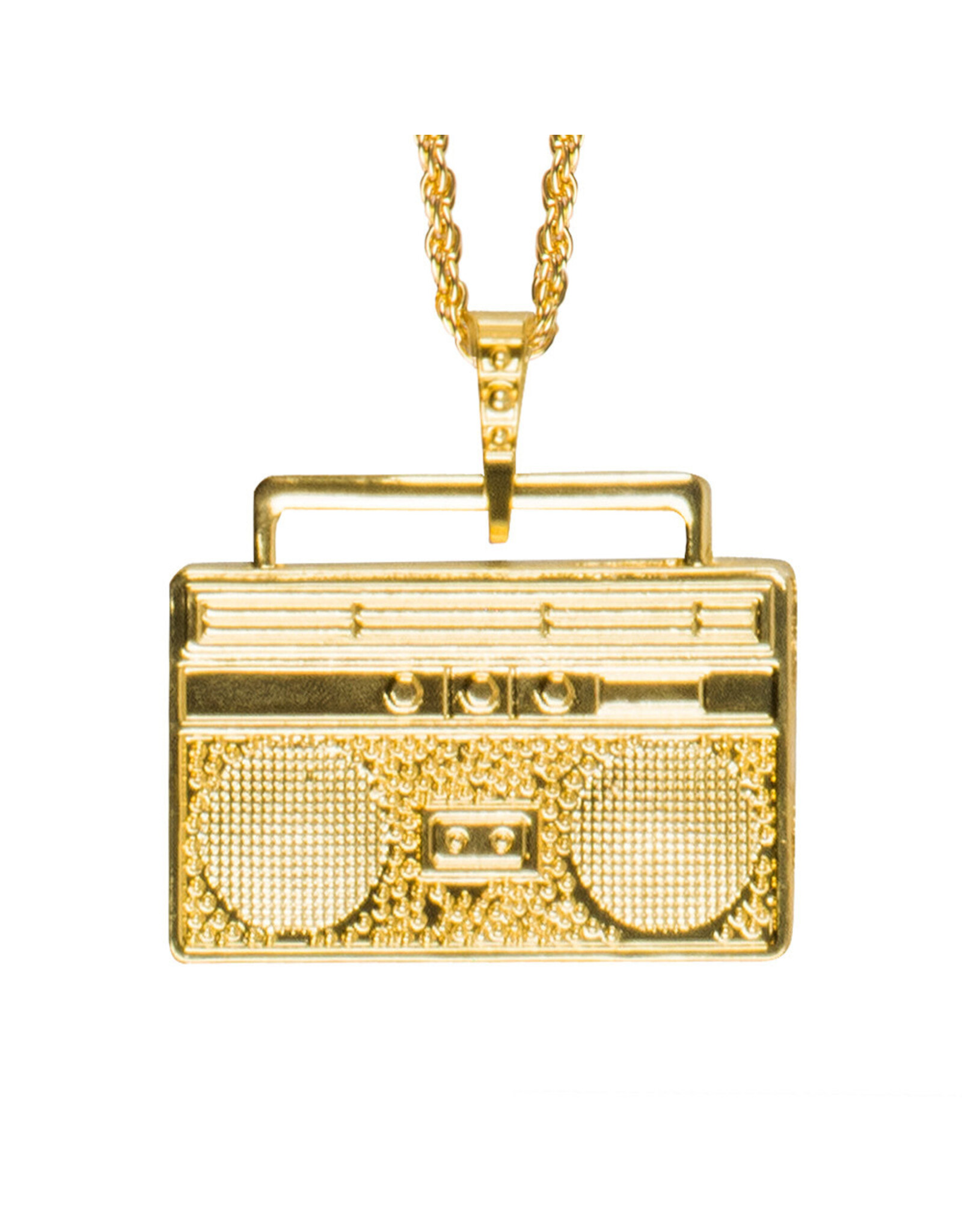 Boland ketting Ghetto blaster goud