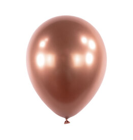 Everts latex ballonnen chroom rosé goud 11 inch 50 stuks
