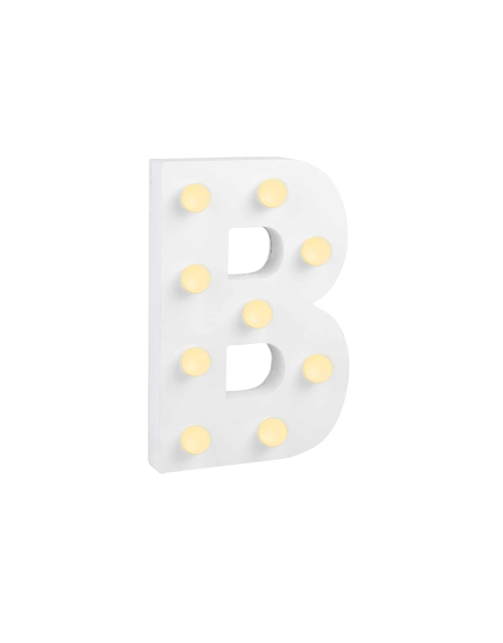 Light letter - B