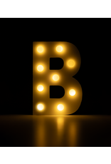 Light letter - B