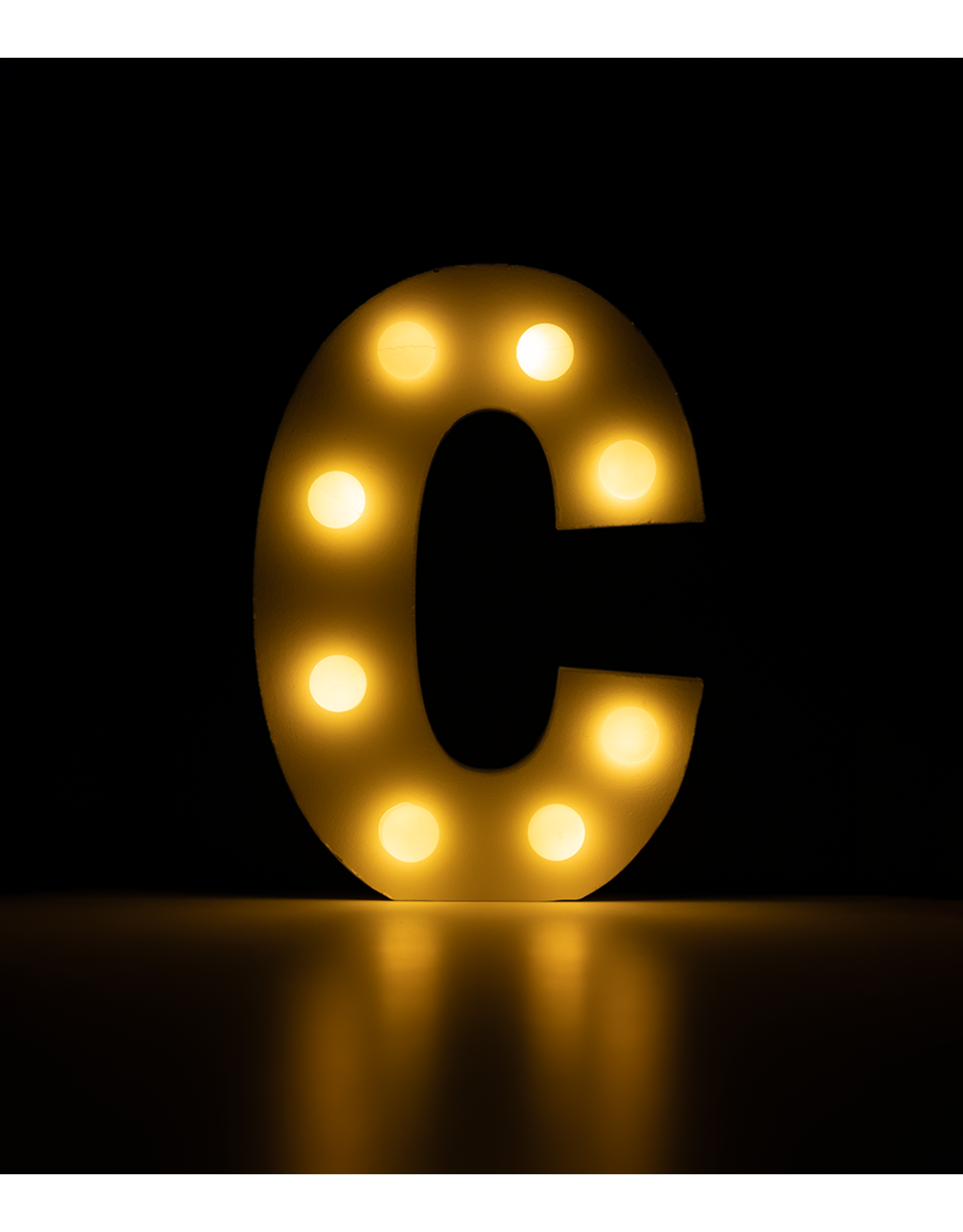 Light letter - C