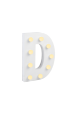 Light letter - D