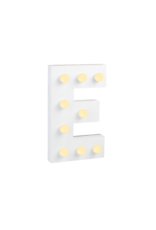 Light letter - E