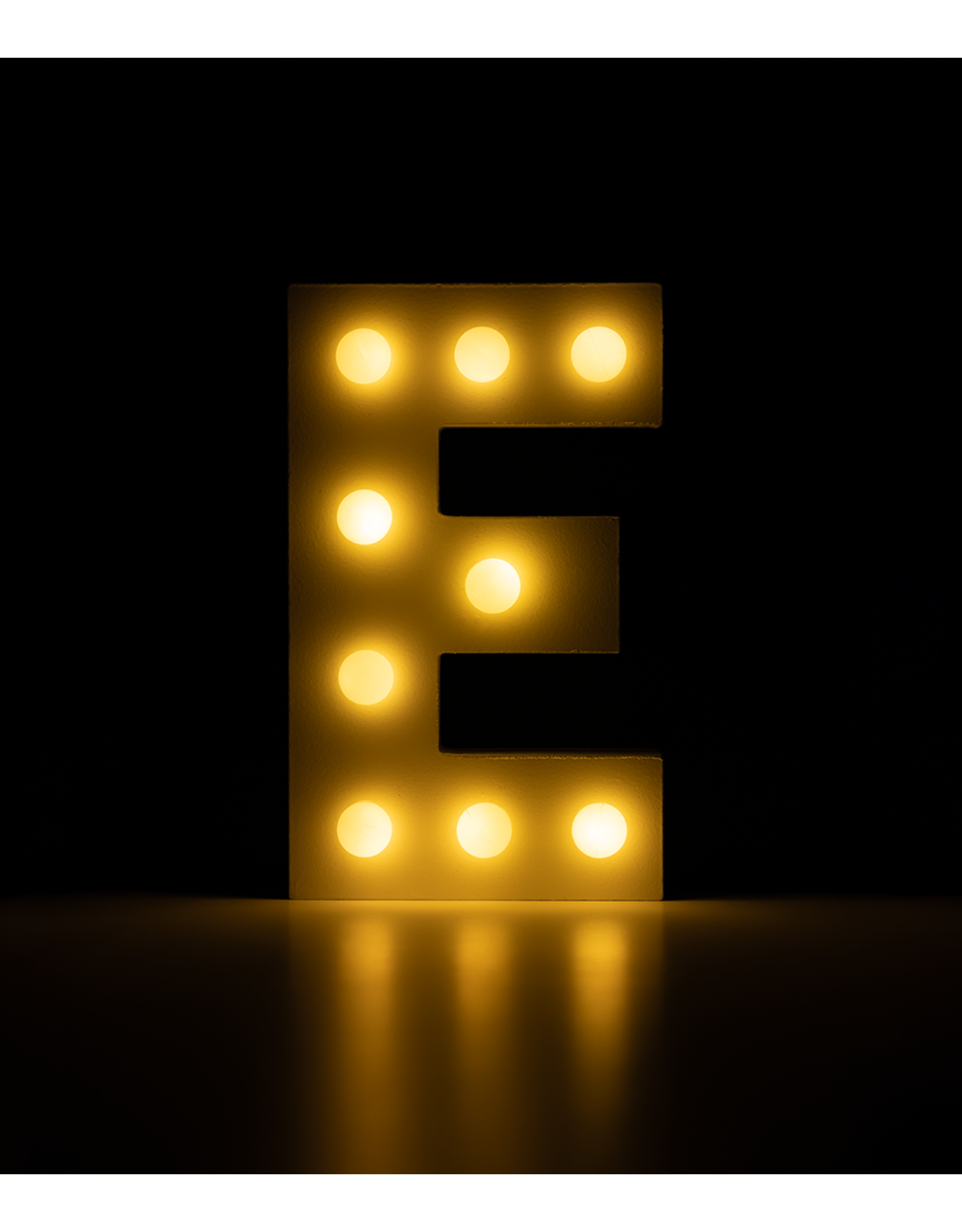 Light letter - E