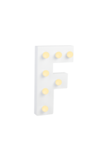 Light letter - F
