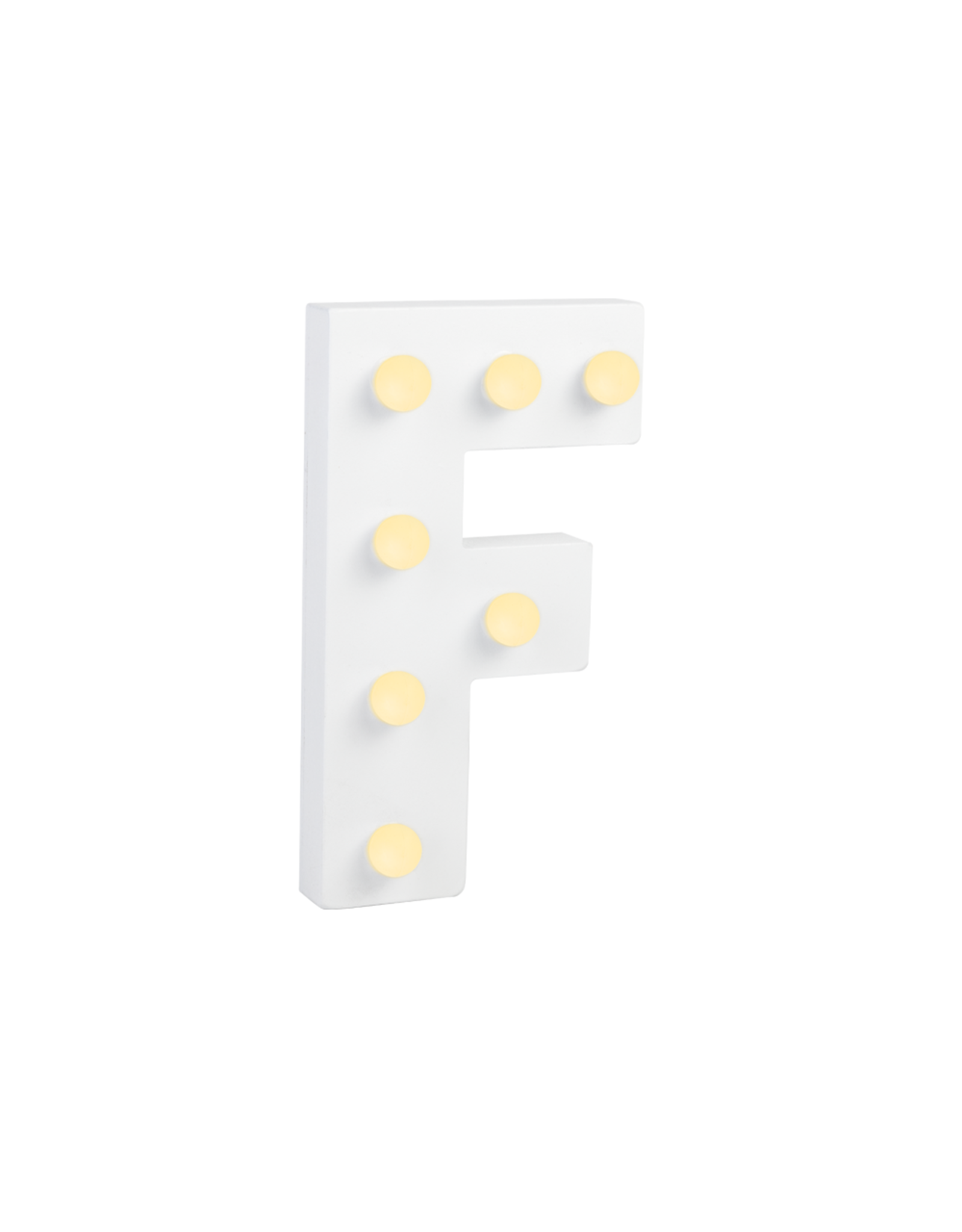 Light letter - F