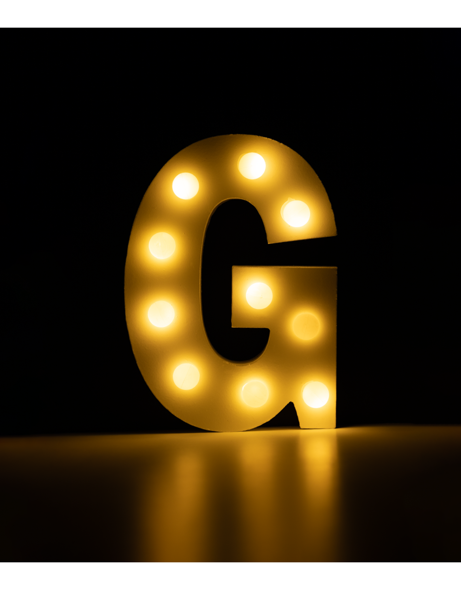 Light letter - G