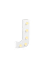 Light letter - J