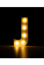 Light letter - J
