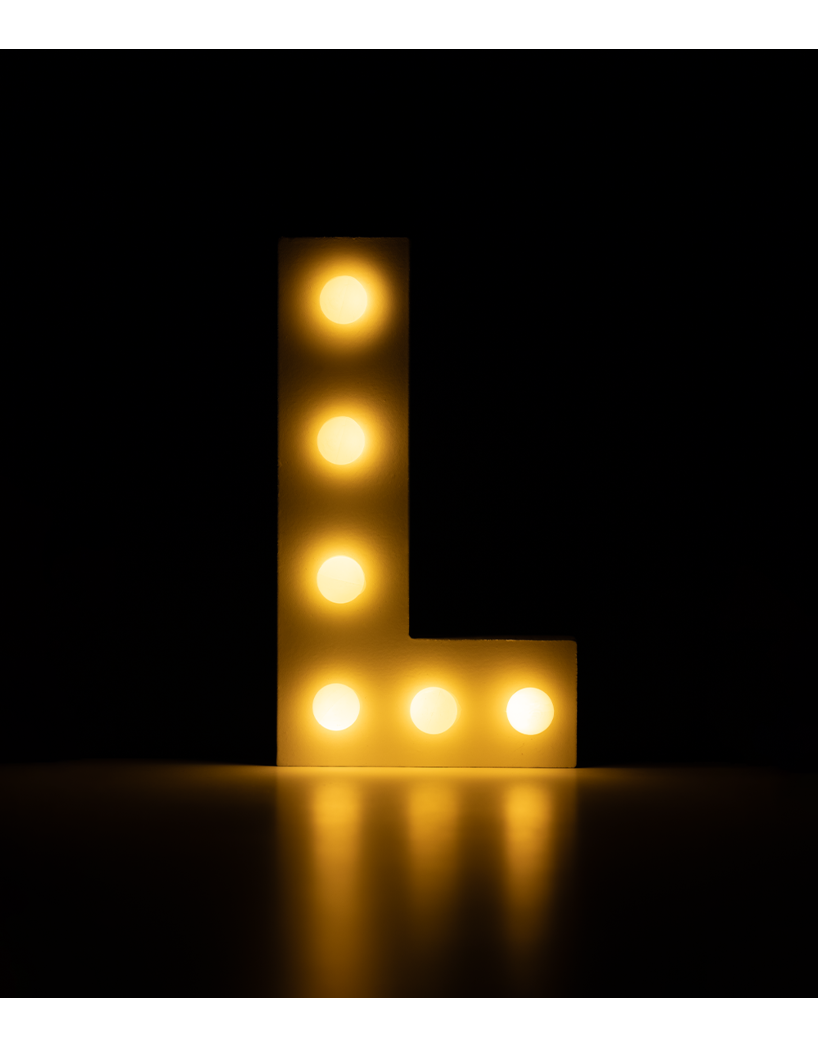 Light letter - L