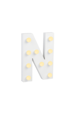 Light letter - N