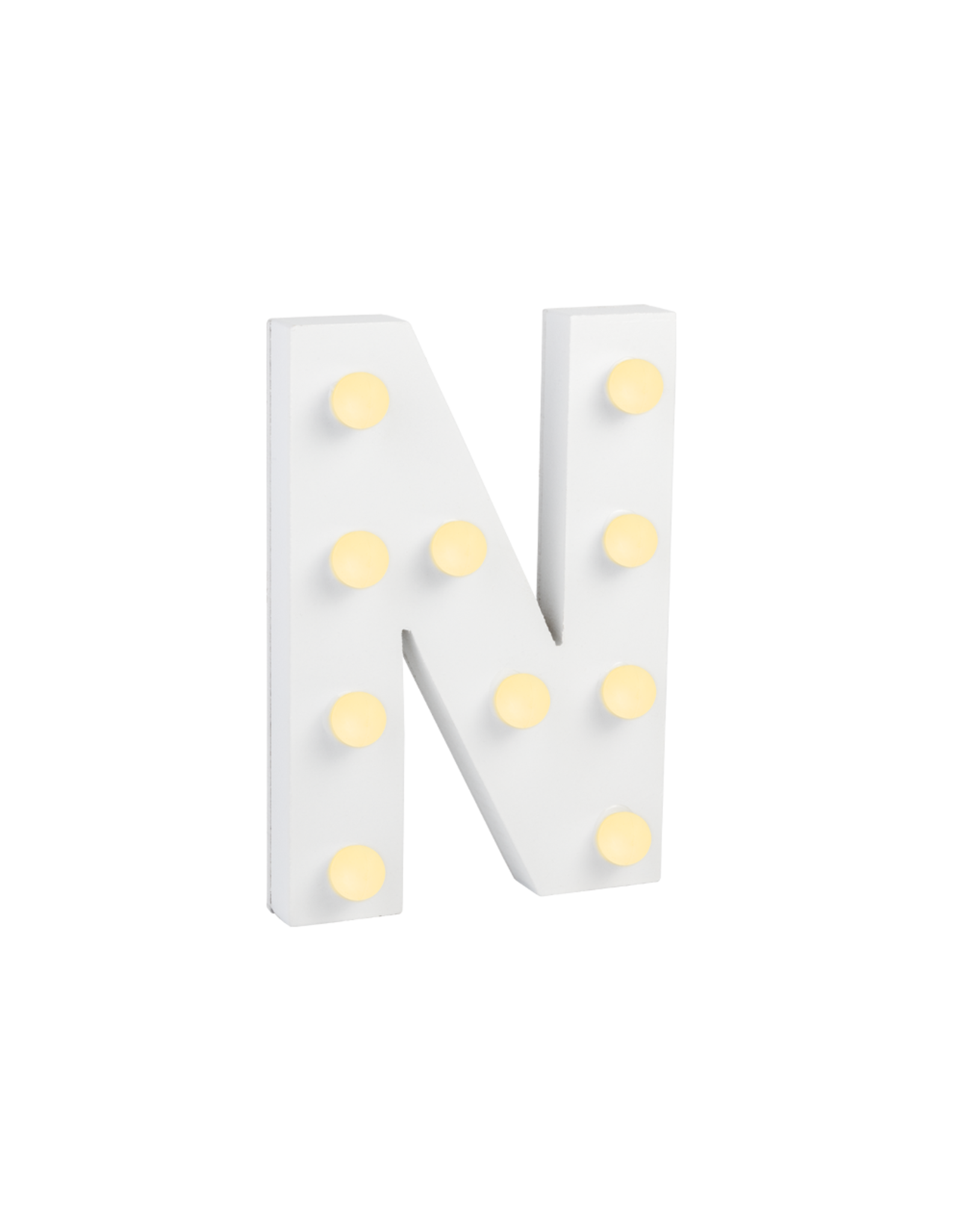 Light letter - N