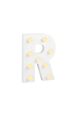 Light letter - R