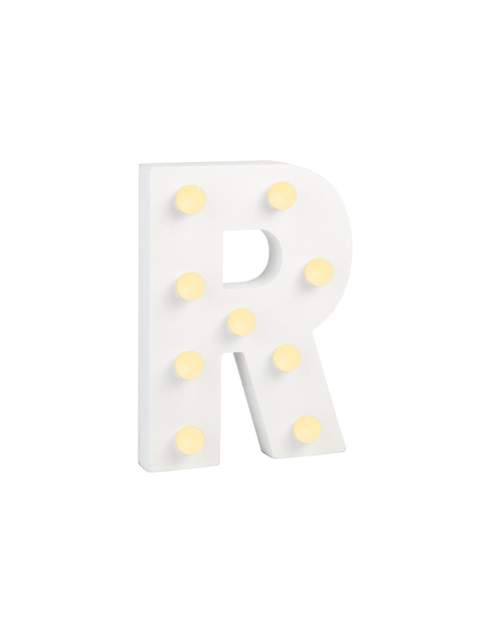 Light letter - R