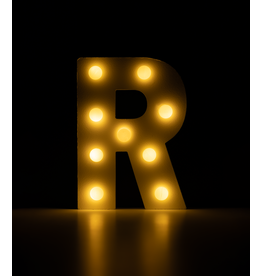 Light letter - R