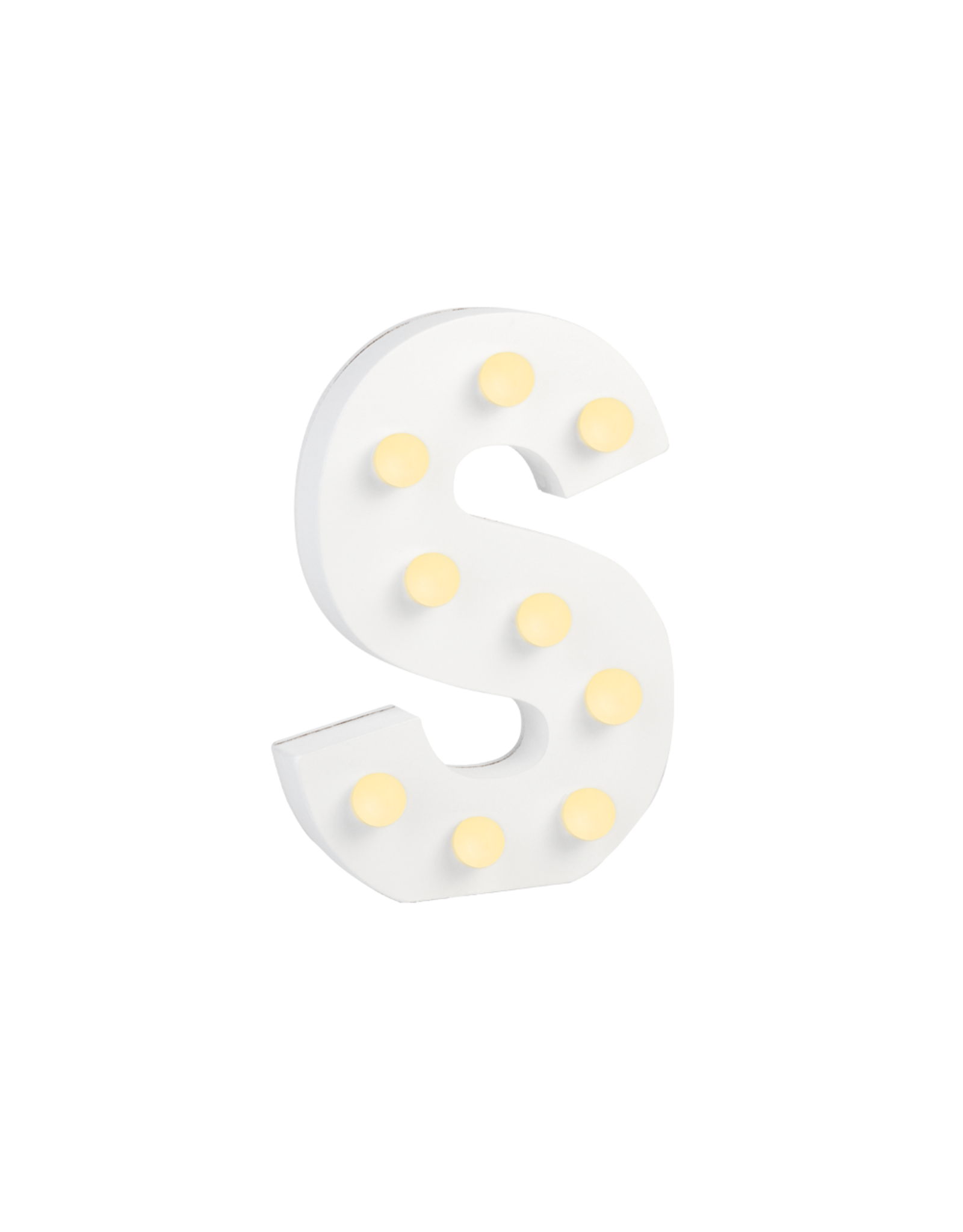 Light letter - S