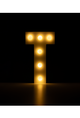 Light letter - T