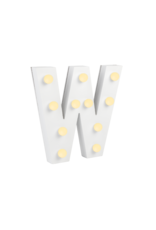 Light letter - W